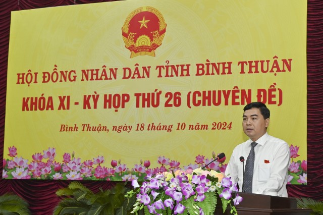 Bình Thuận: Thông qua nhiều nghị quyết phát triển kinh tế - xã hội tại kỳ họp thứ 26